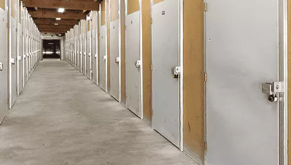 Interior Self Storage Units at Moss Bay Self Storage in Kirkland, WA
