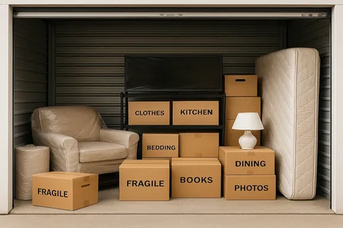 organized storage space