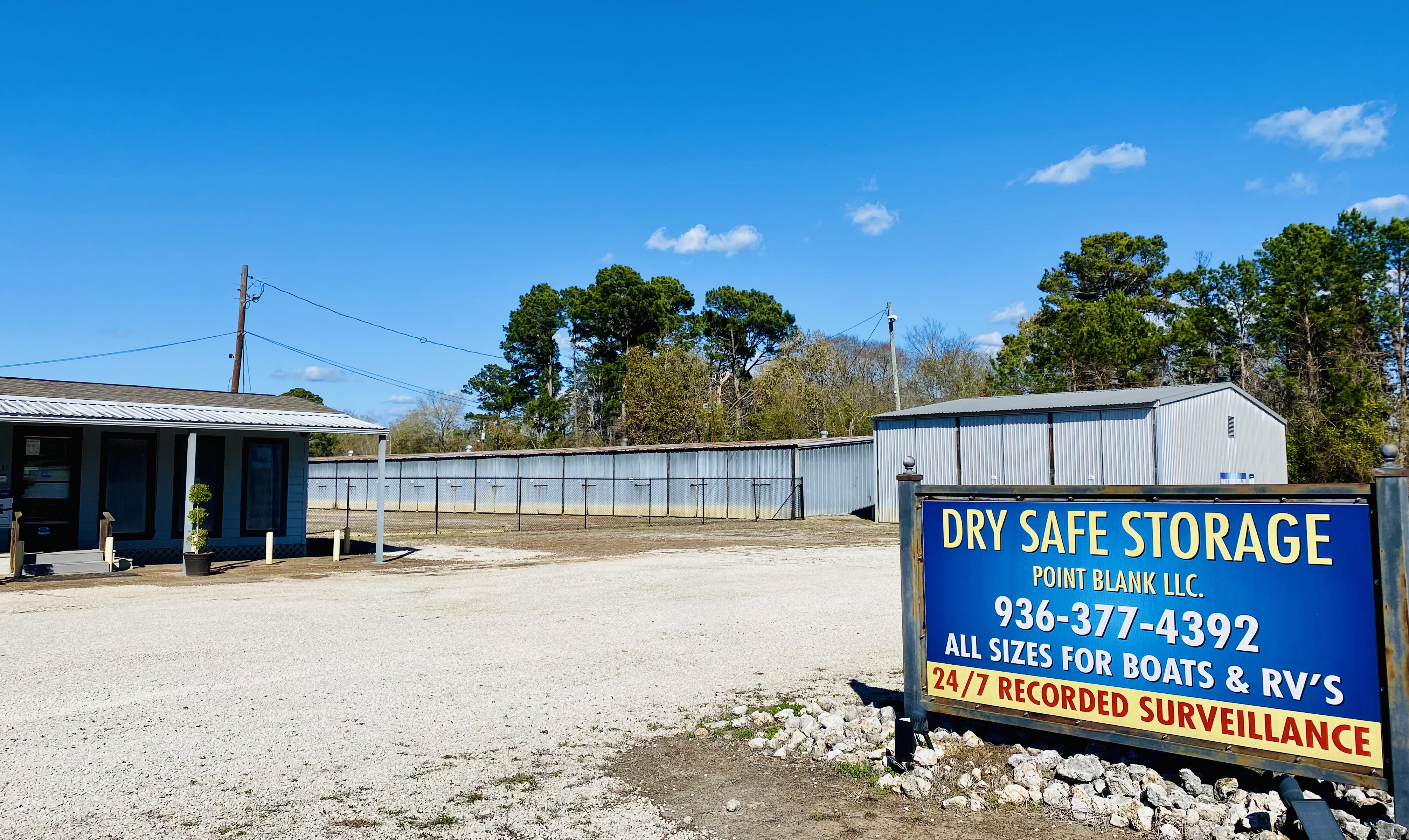 Dry Safe Storage of Lake Livingston