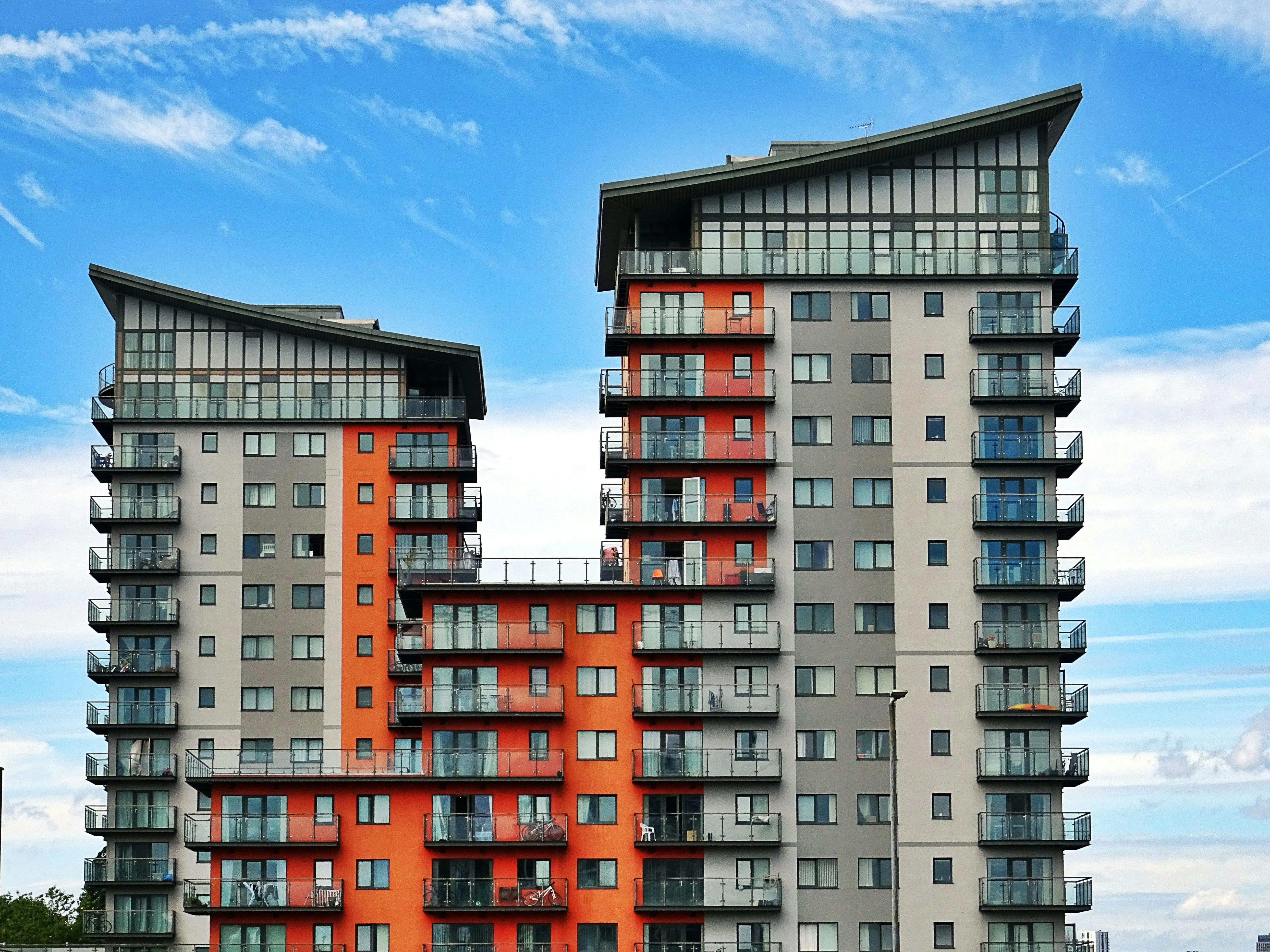 An apartment complex