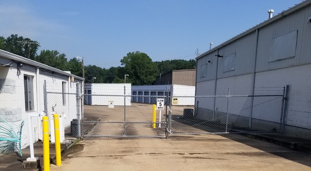 Fenced and Gated at 220 Self Storage MS