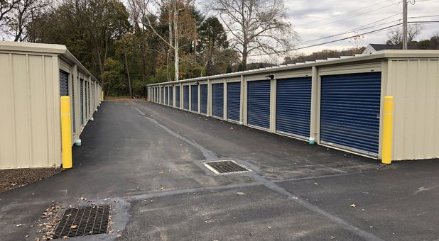 Drive-up access at Storage First Downington