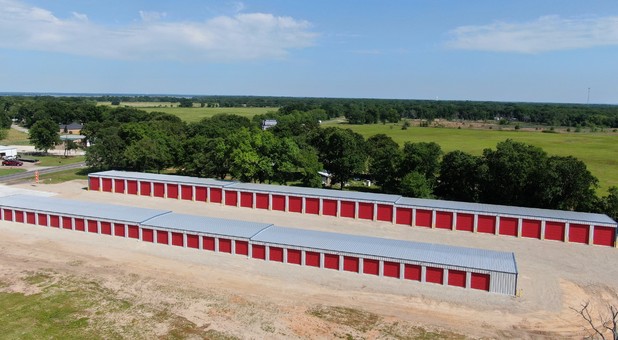 Overhead view of USA Boat & Self Storage