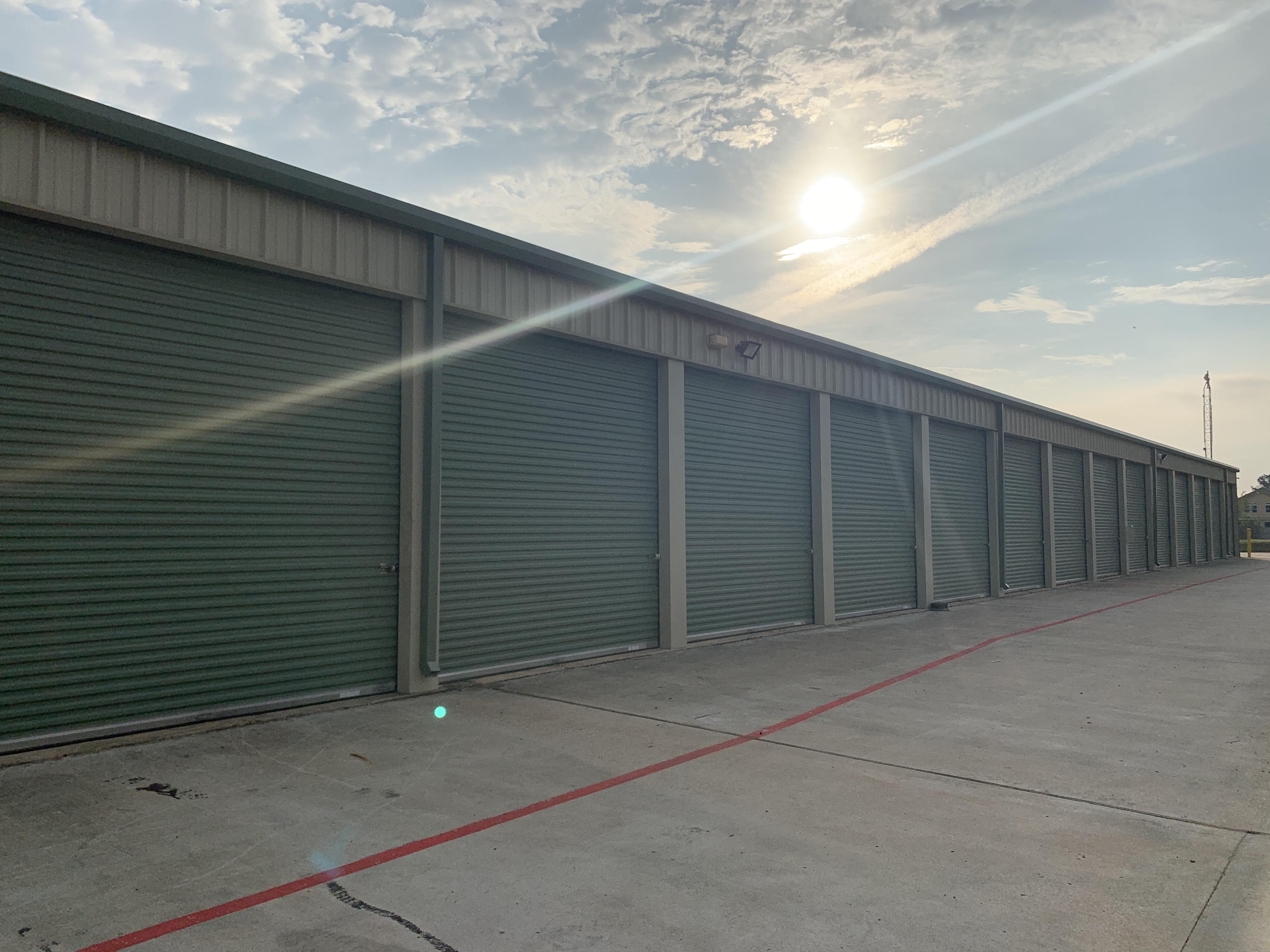 Drive Up Accessible Self Storage With Rollup Doors For Easy Access
