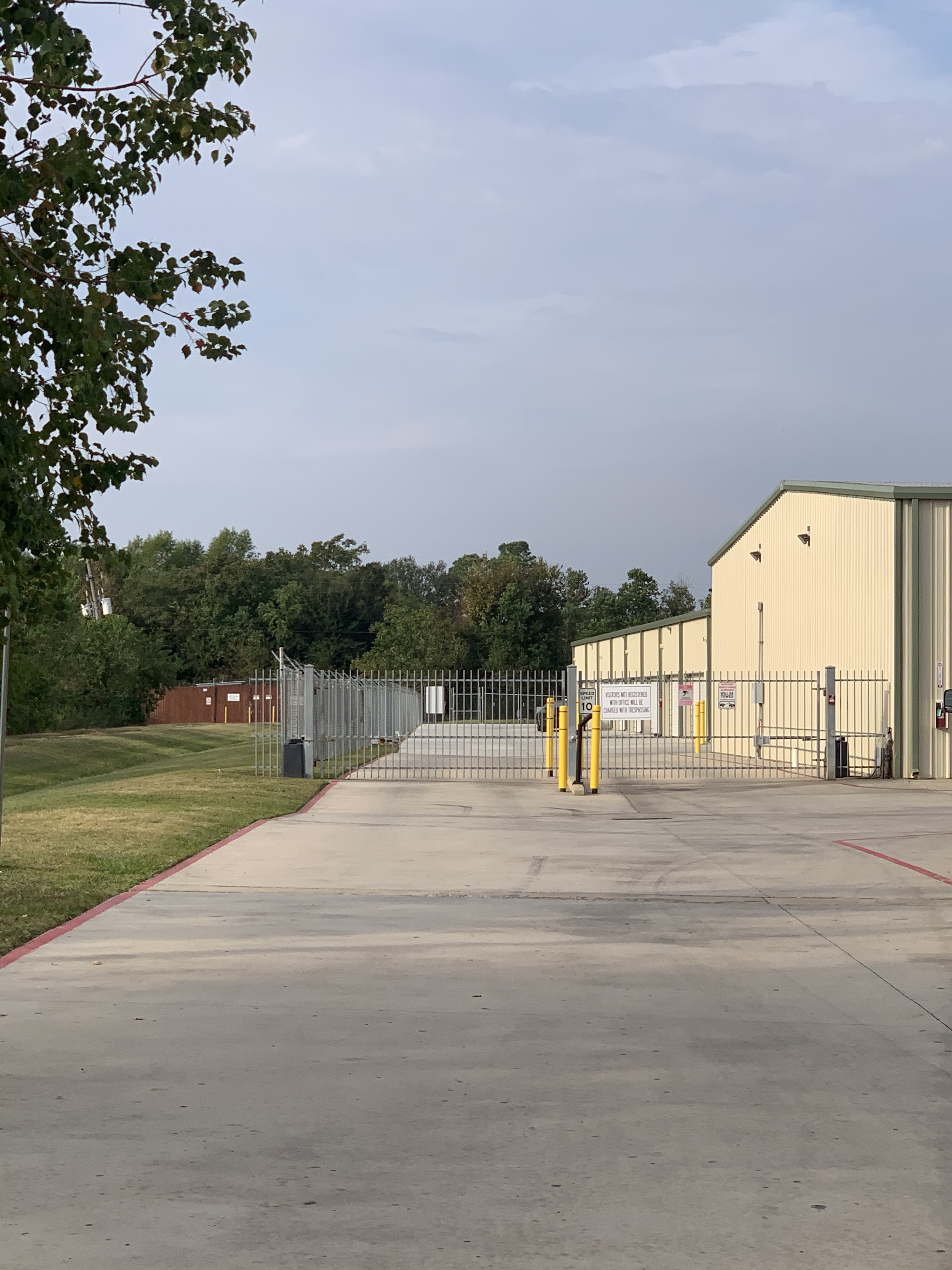 Fenced & Gated With Electronic Keypad Access For Wood RV & Self Storage Facility