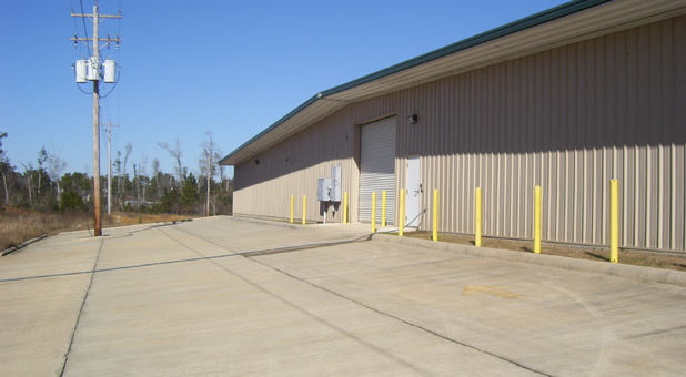 Rear Loading Area at B & G Self Storage