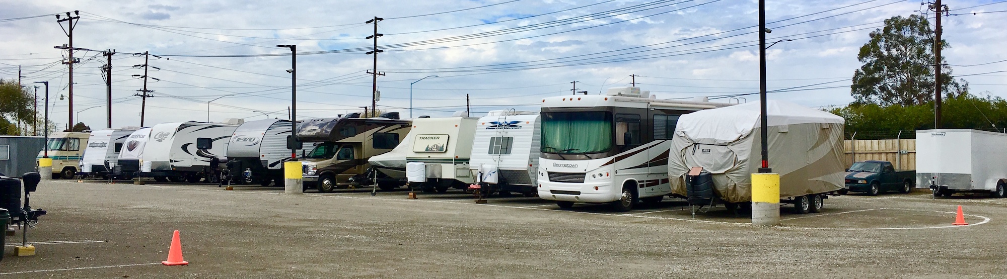 Outdoor Parking at Livermore RV & Boat Storage