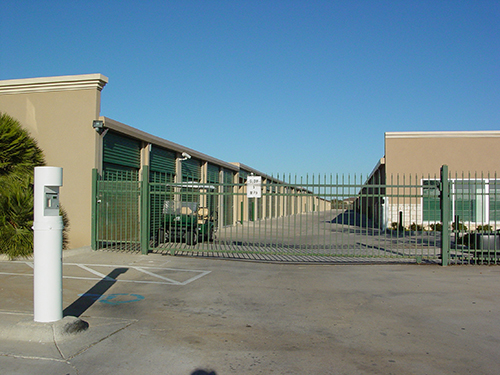 Gated storage facility in Laredo