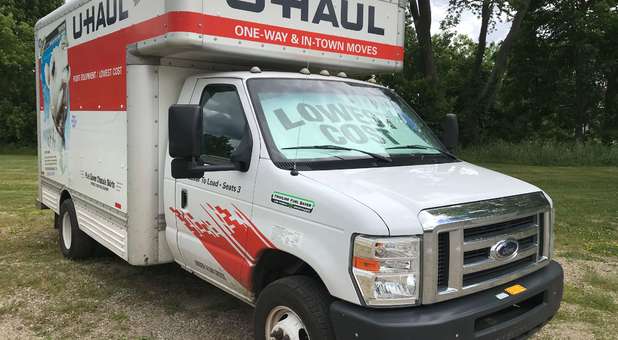 u-haul truck rental parked at u-store - lake orion U-Haul Truck Rentals