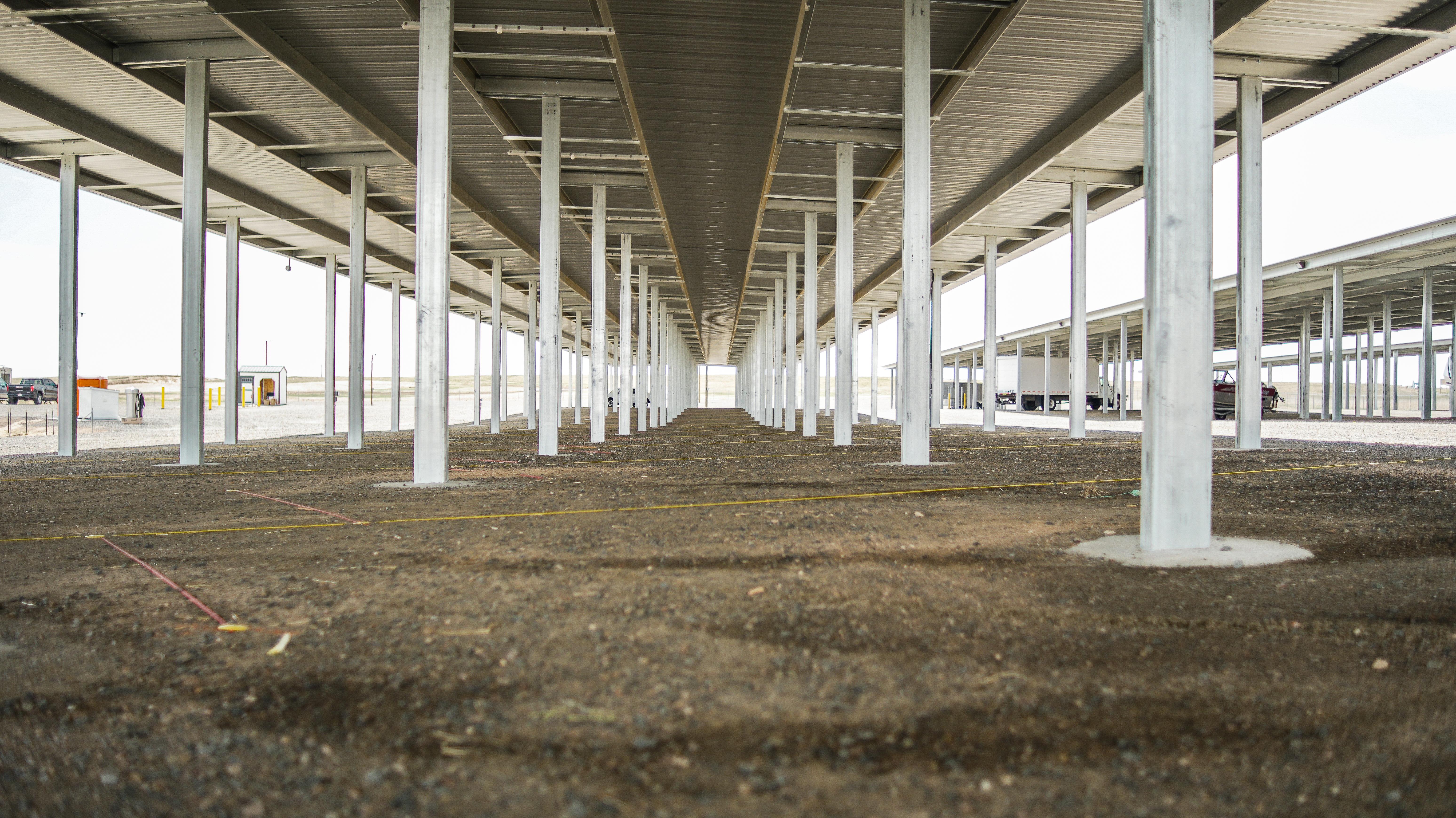 Covered Boat Parking in Cheyenne WY at I-25 RV Storage