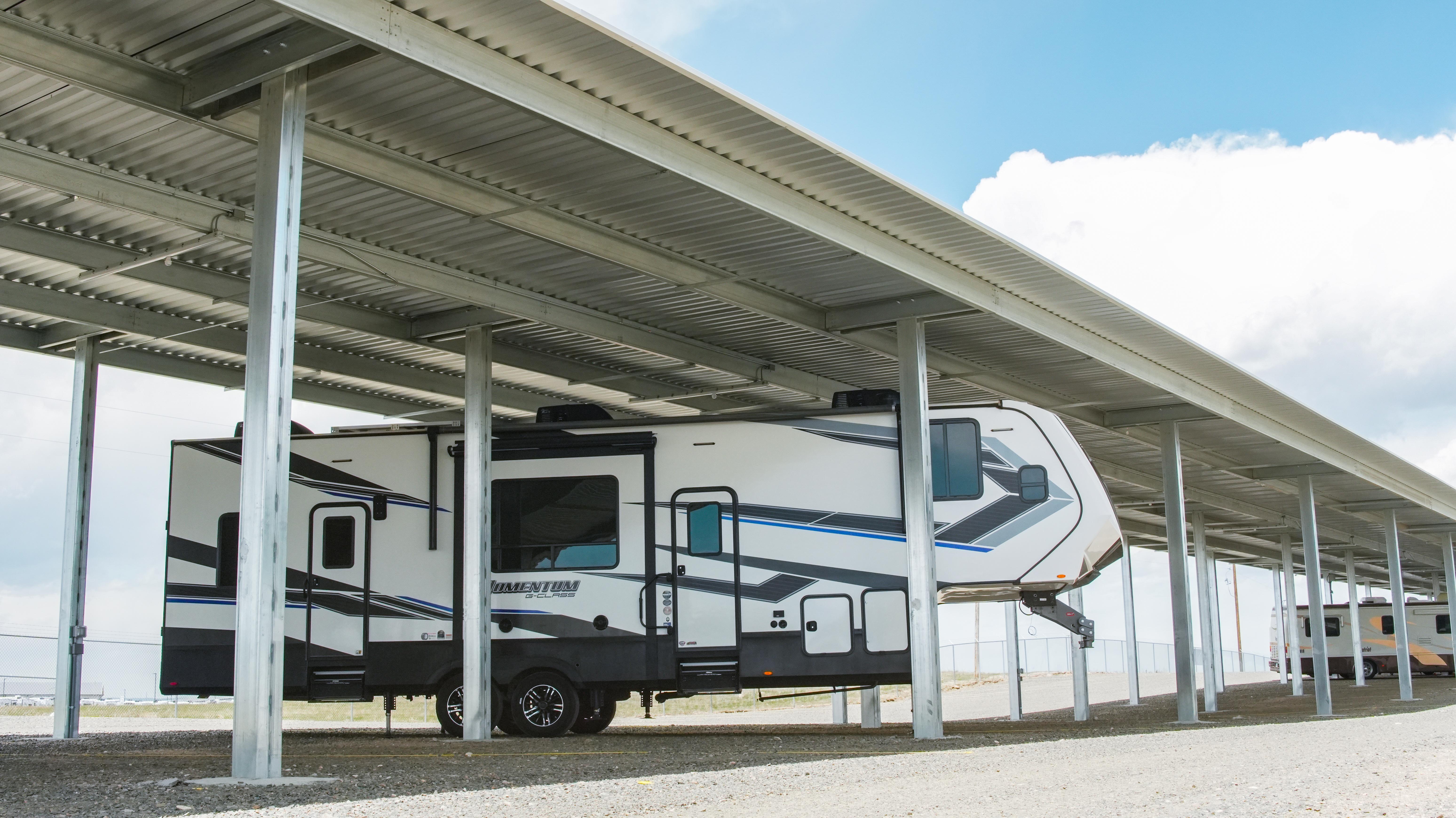 Covered RV Storage in Cheyenne WY at I-25 RV Storage