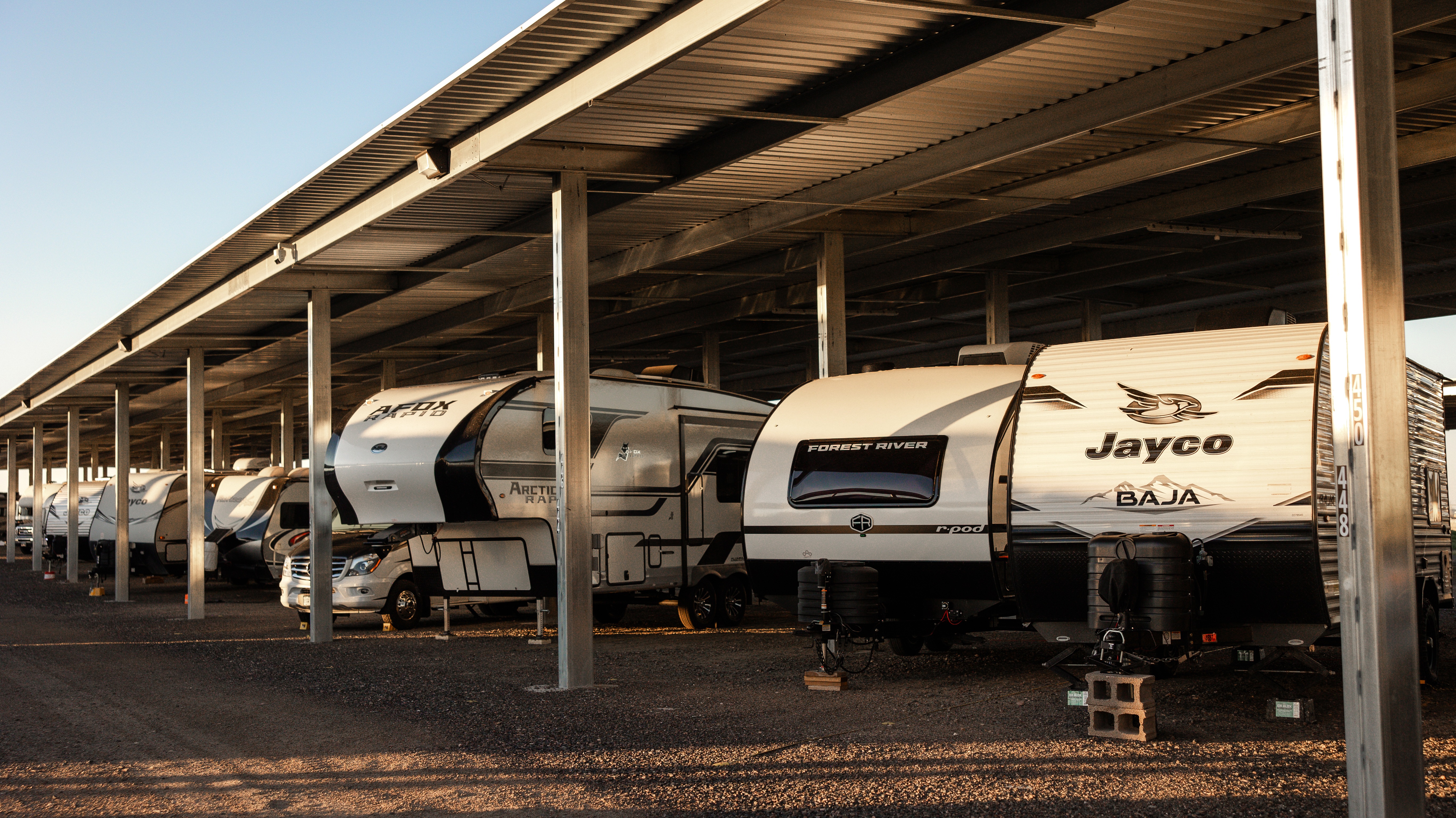Covered RV Storage in Cheyenne WY at I-25 RV Storage Covered RV Storage in Cheyenne WY at I-25 RV Storage
