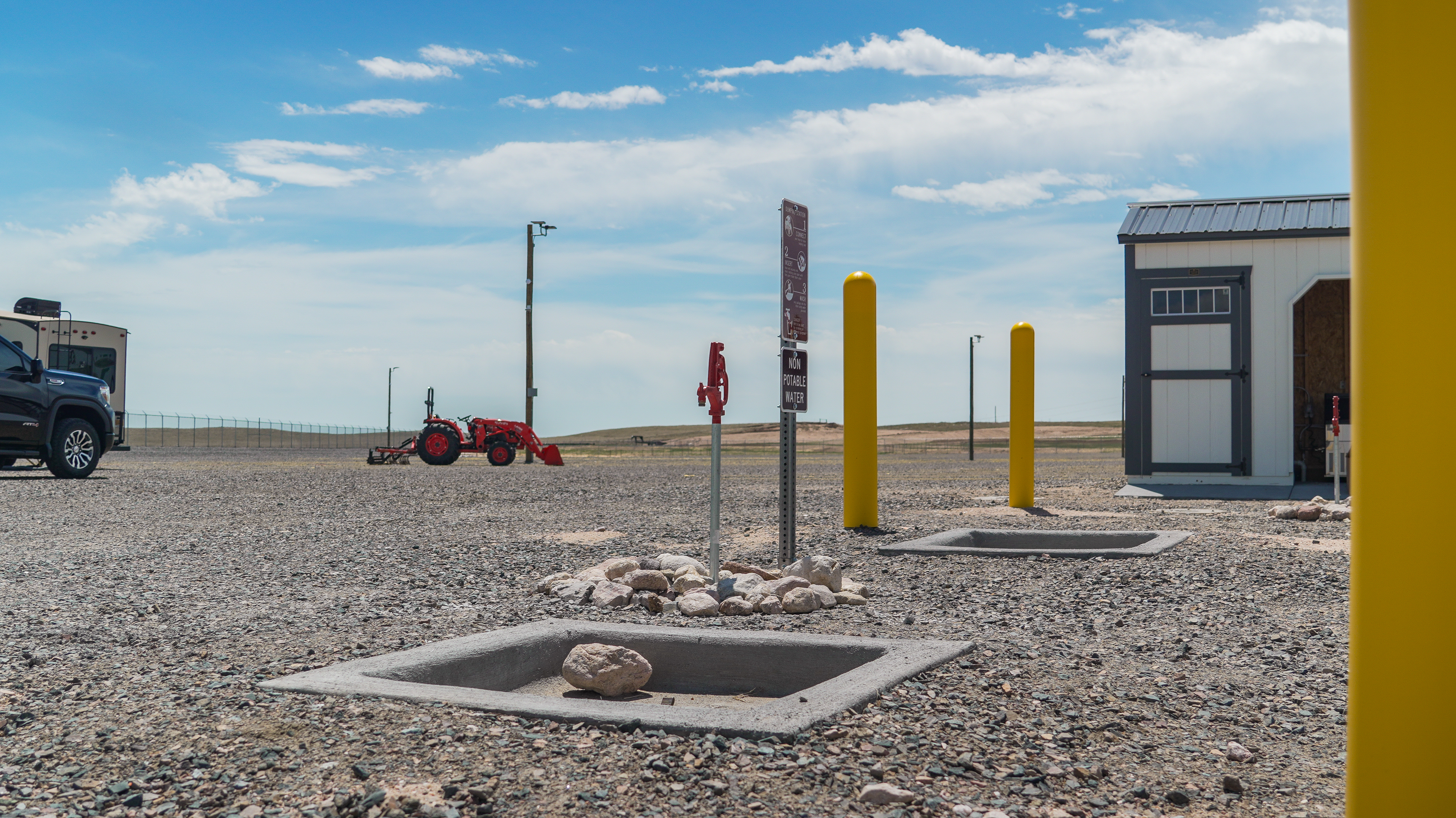Dumping Station in Cheyenne WY at I-25 RV Storage