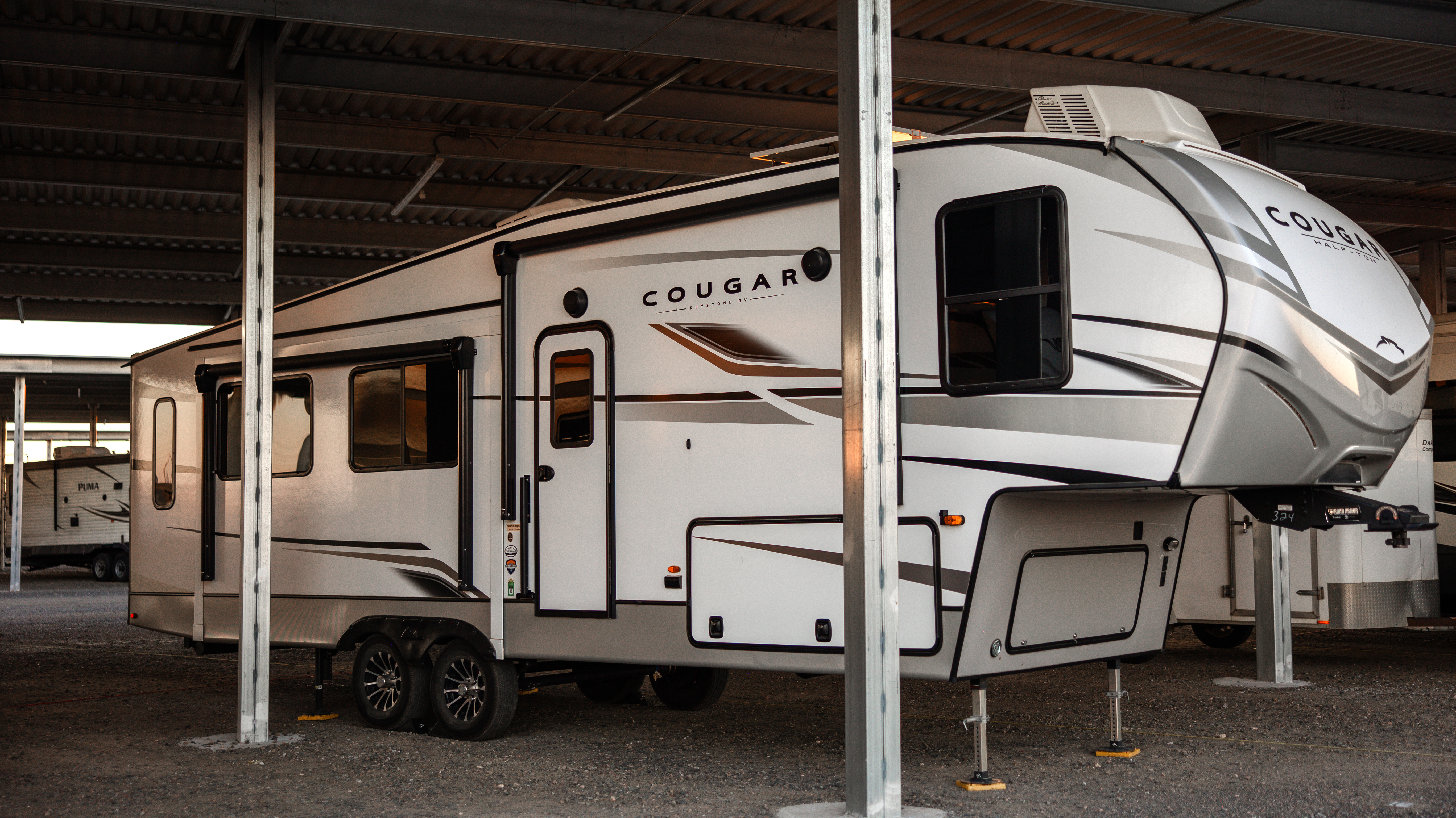 40' Parking Spaces in Cheyenne WY at I-25 RV Storage