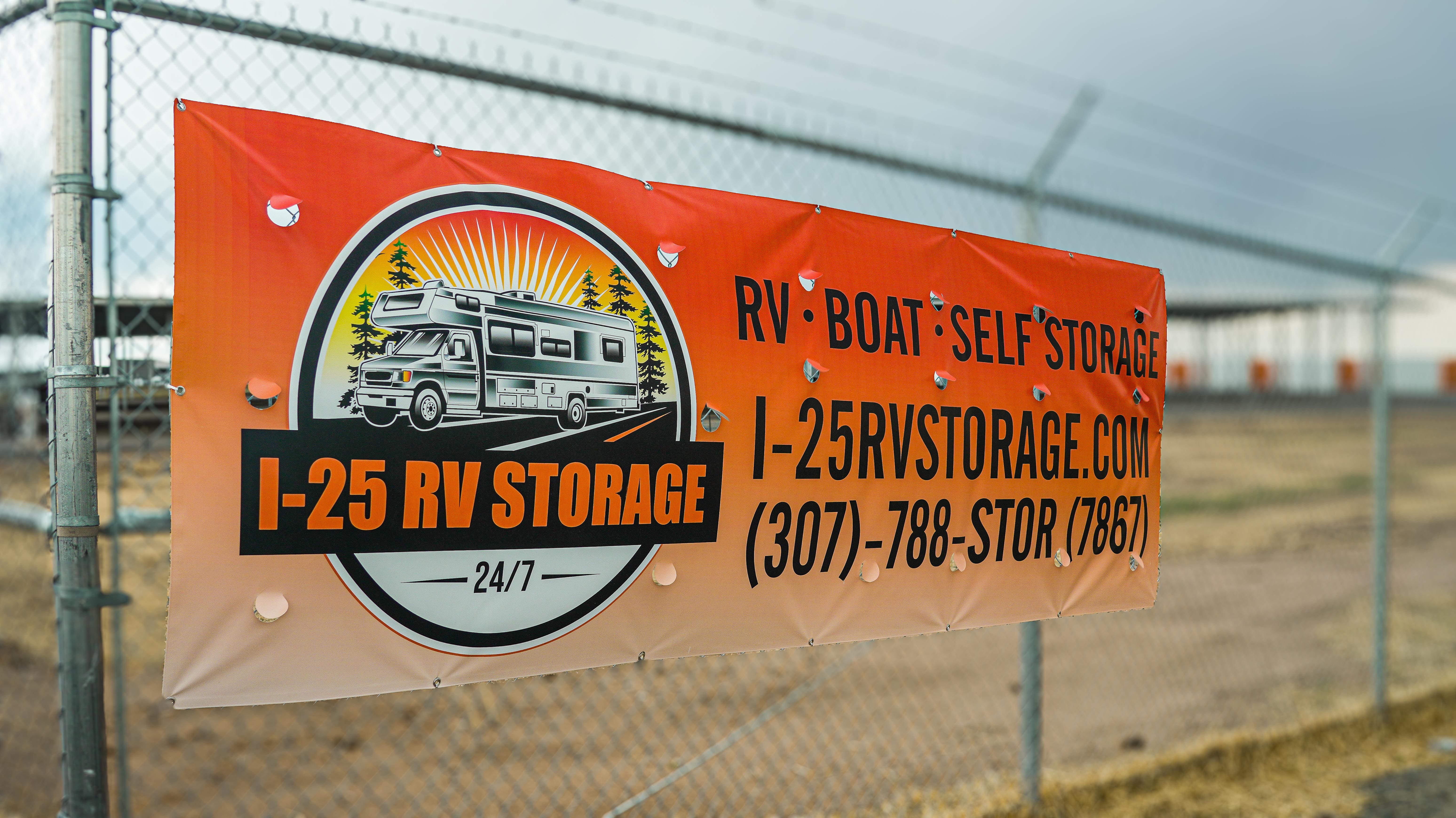 Fully Fenced RV/Boat Storage Facility in Cheyenne WY at I-25 RV Storage