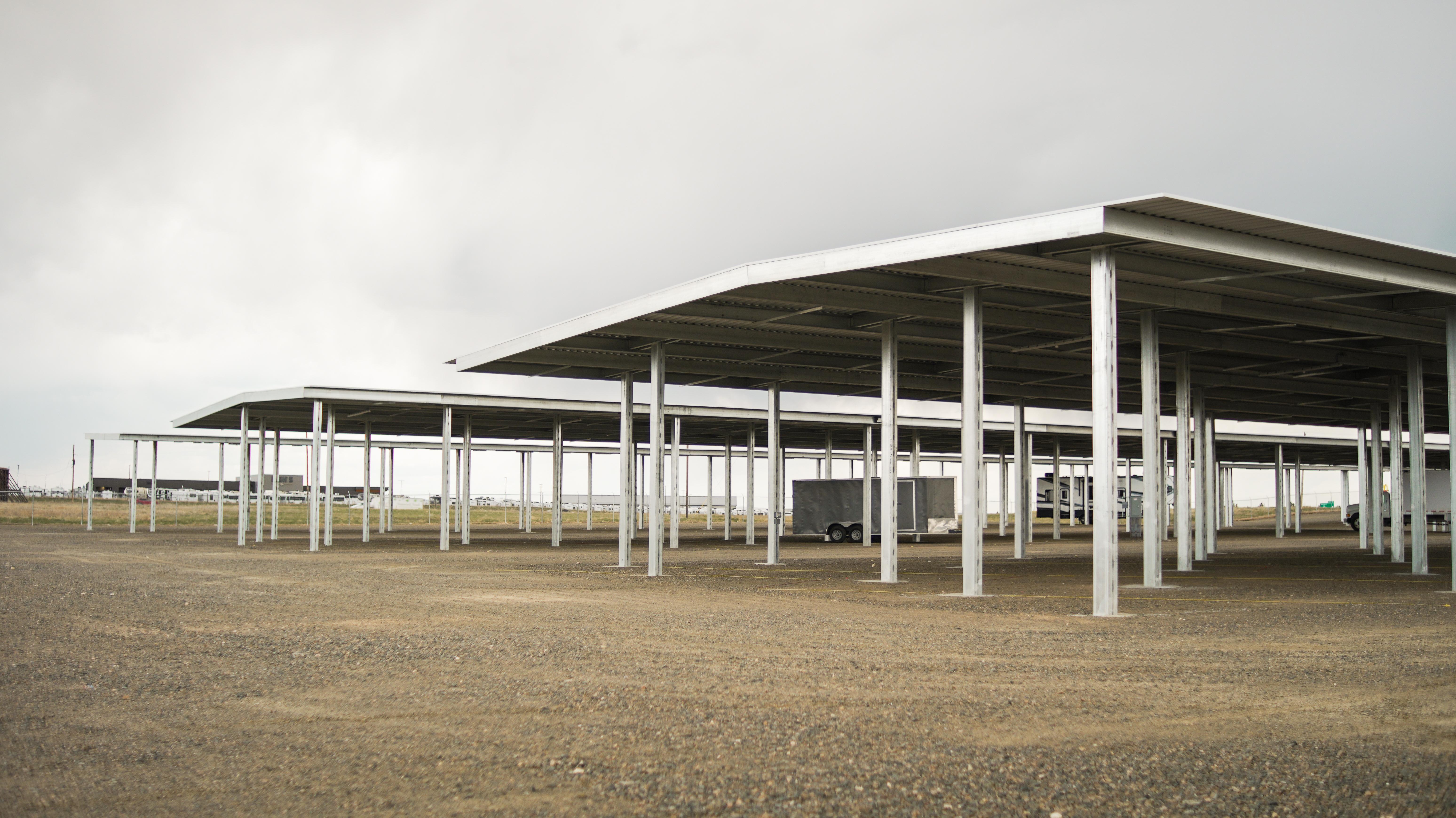 Secure Covered Boat Parking in Cheyenne WY at I-25 RV Storage