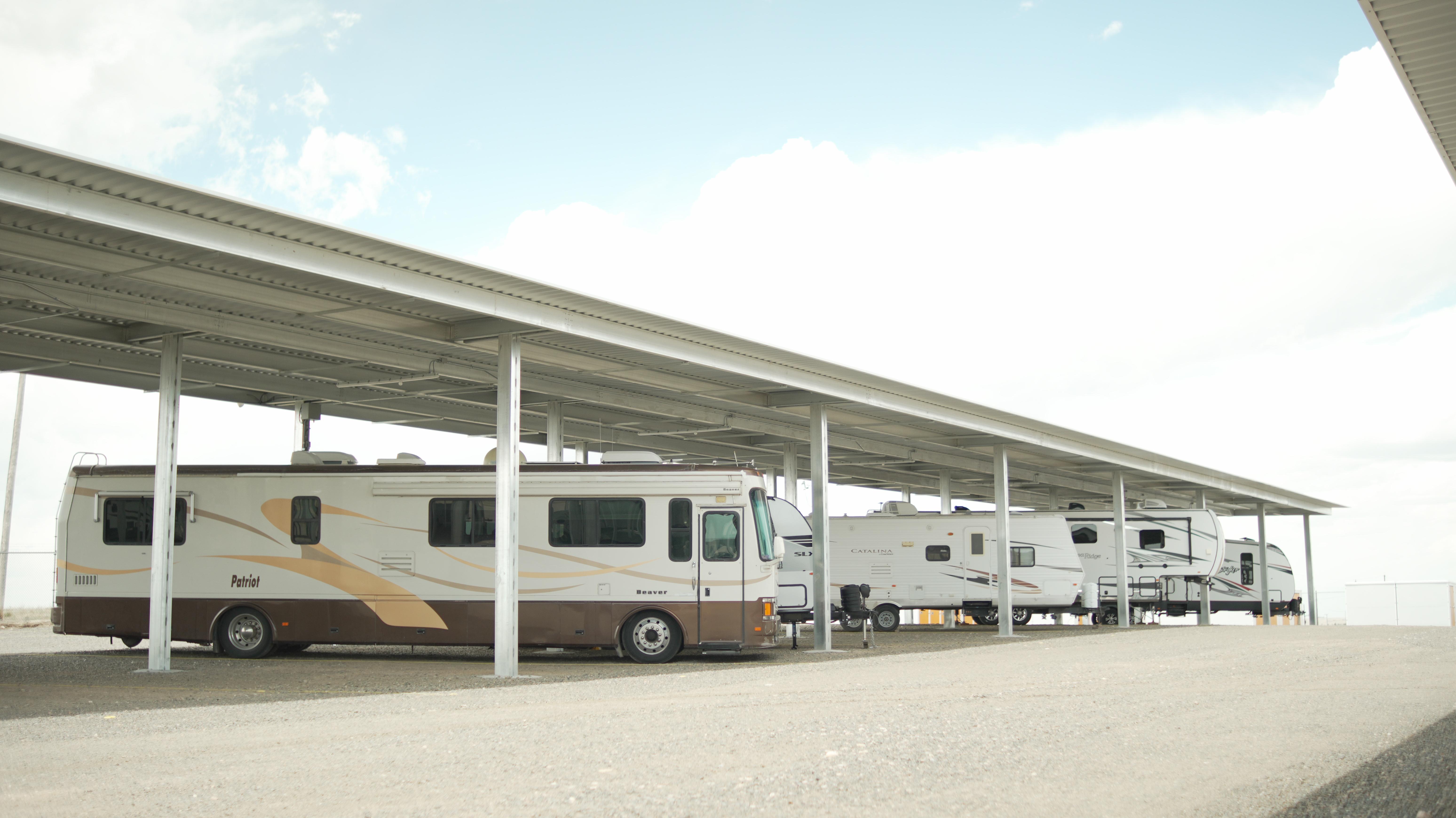 Secure Covered RV Storage in Cheyenne WY at I-25 RV Storage