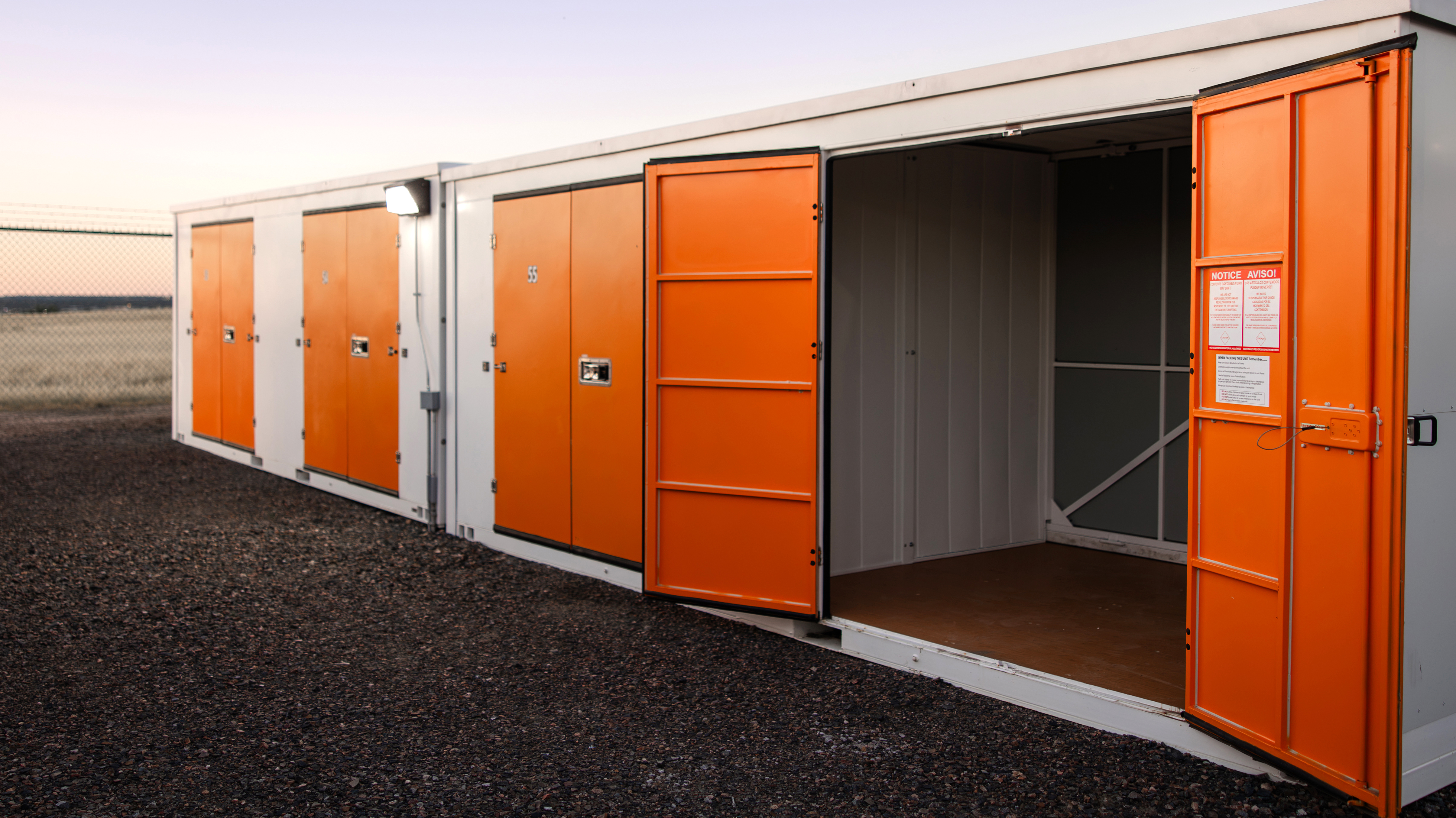 Drive-Up Storage Units in Cheyenne WY at I-25 RV Storage