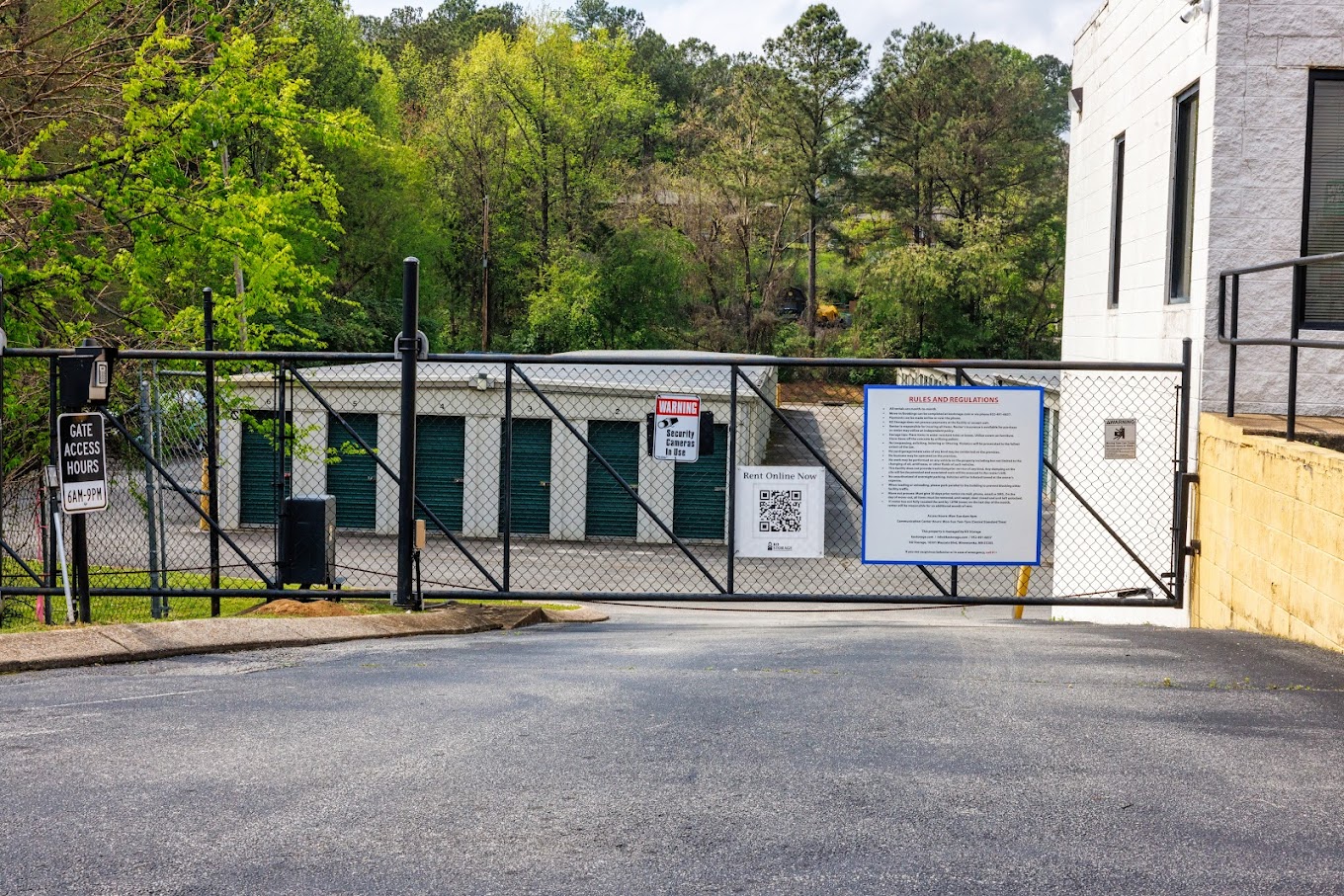 Fenced & Gated Storage Facility in Chattanooga, TN