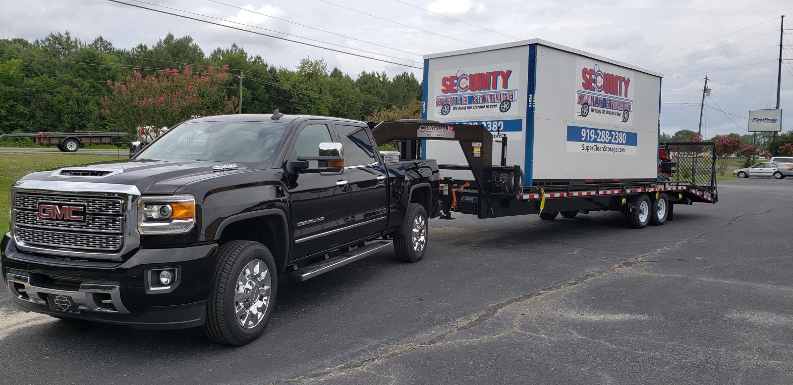 Transporting Security Mobile Storage unit