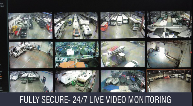 Secure Live Video Monitoring at Luxury Vehicle Storage