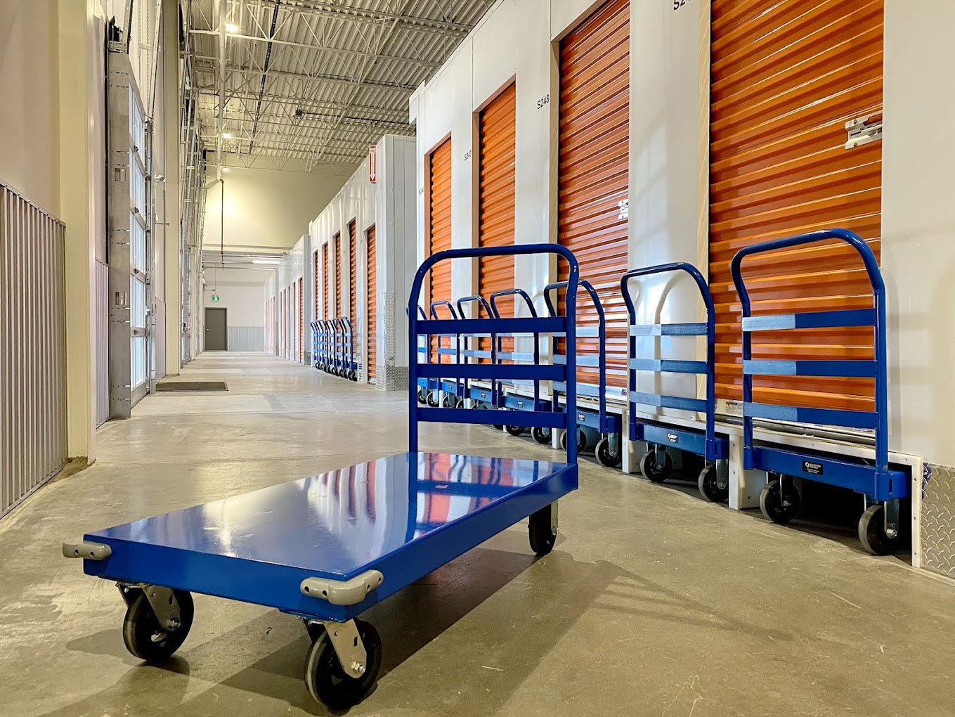 Storage Facilities and Carts at Storguard Richmond