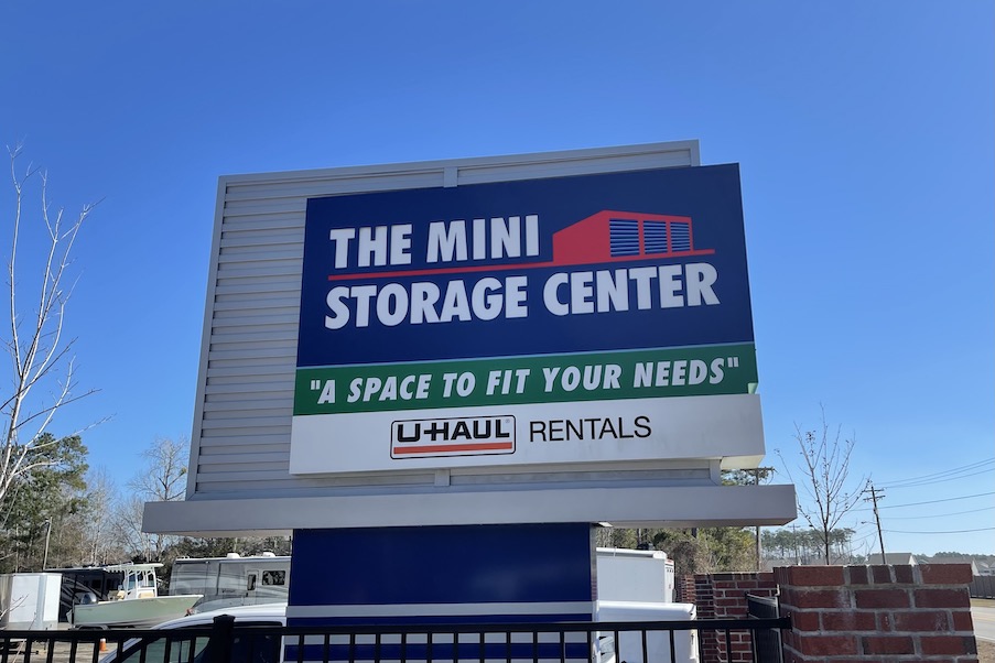 Mini Storage Center Hwy 707 Signage