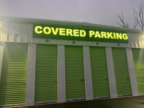 Covered Parking, self Storage, Harvard, Illinois