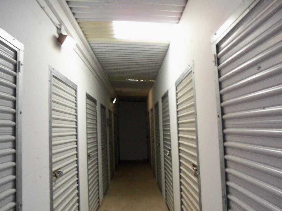 View of the indoor storage unit hall at Sentry Storage at 201 Folsom Dam Rd