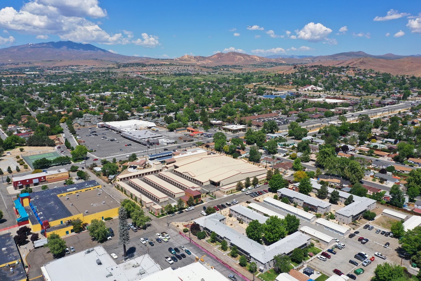 Aerial of Richards Place Self Storage
