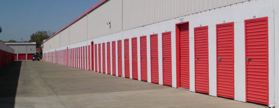 Outdoor, drive-up accessible storage lockers at Sentry Storage 5152 Auburn Blvd
