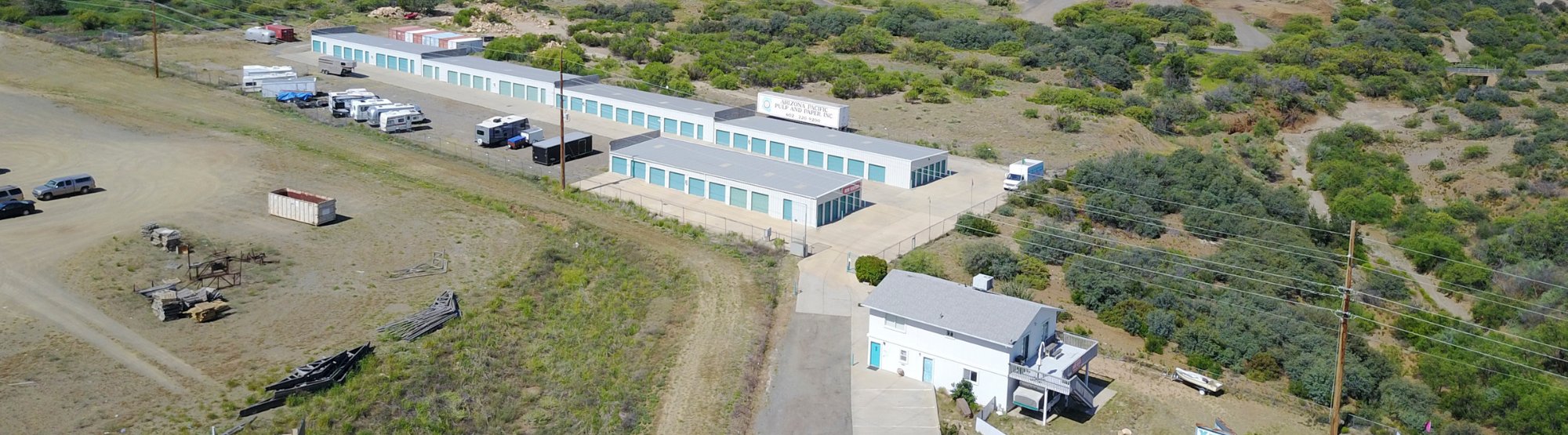 Aerial view of X-tra Space Self Storage