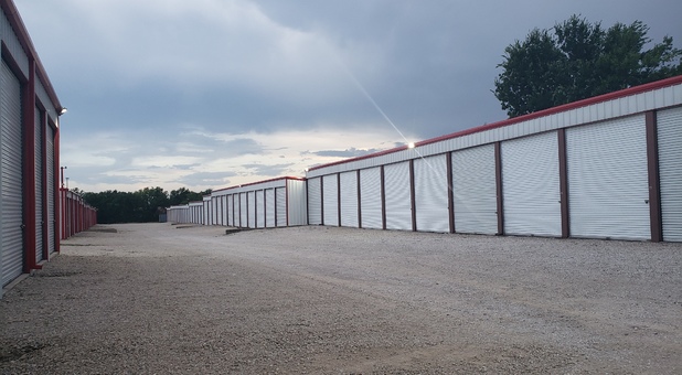 Indoor garage style vehicle parking at Wylie Boat & RV Storage