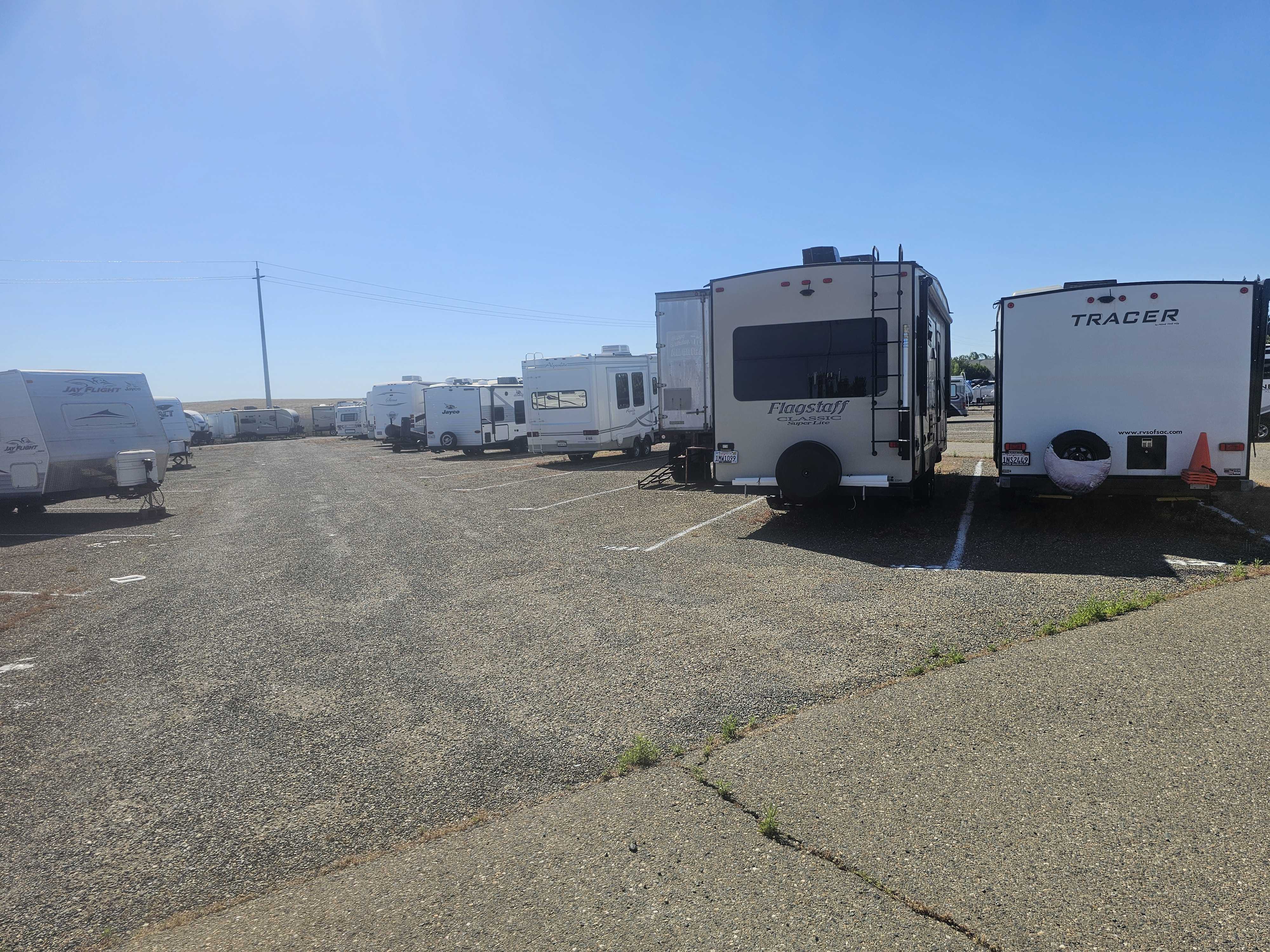 Large RV Storage Spaces in Rancho Cordova, CA | 3671 Omec Park Dr