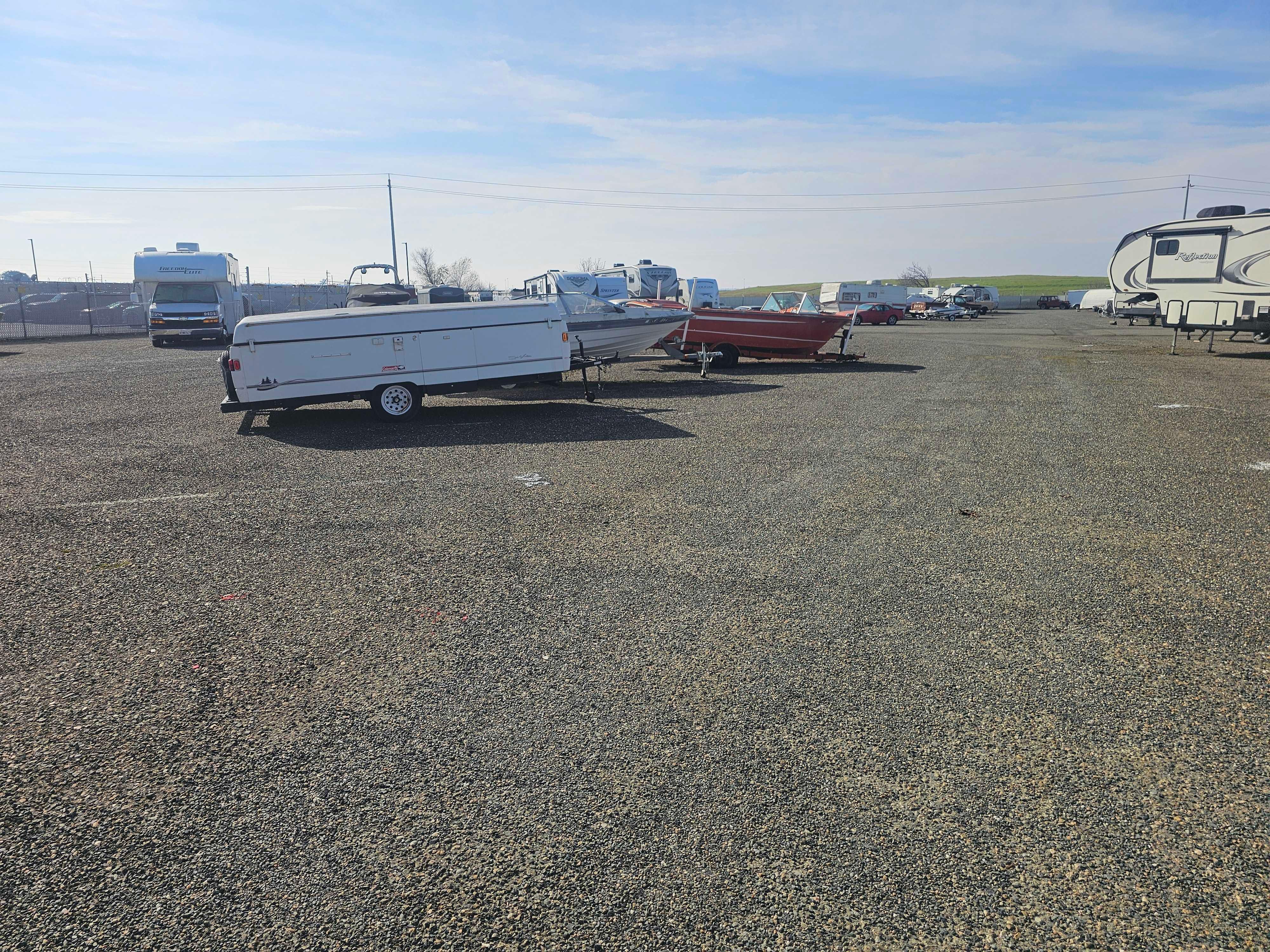 Outdoor Boat Storage in Rancho Cordova, CA | 3671 Omec Park Dr