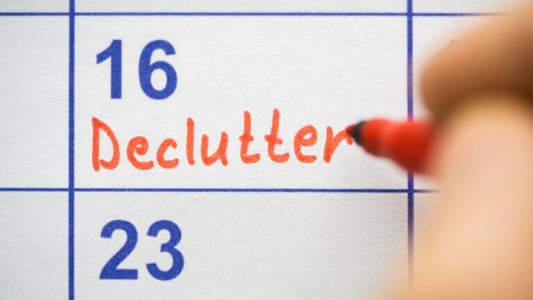 holiday declutter