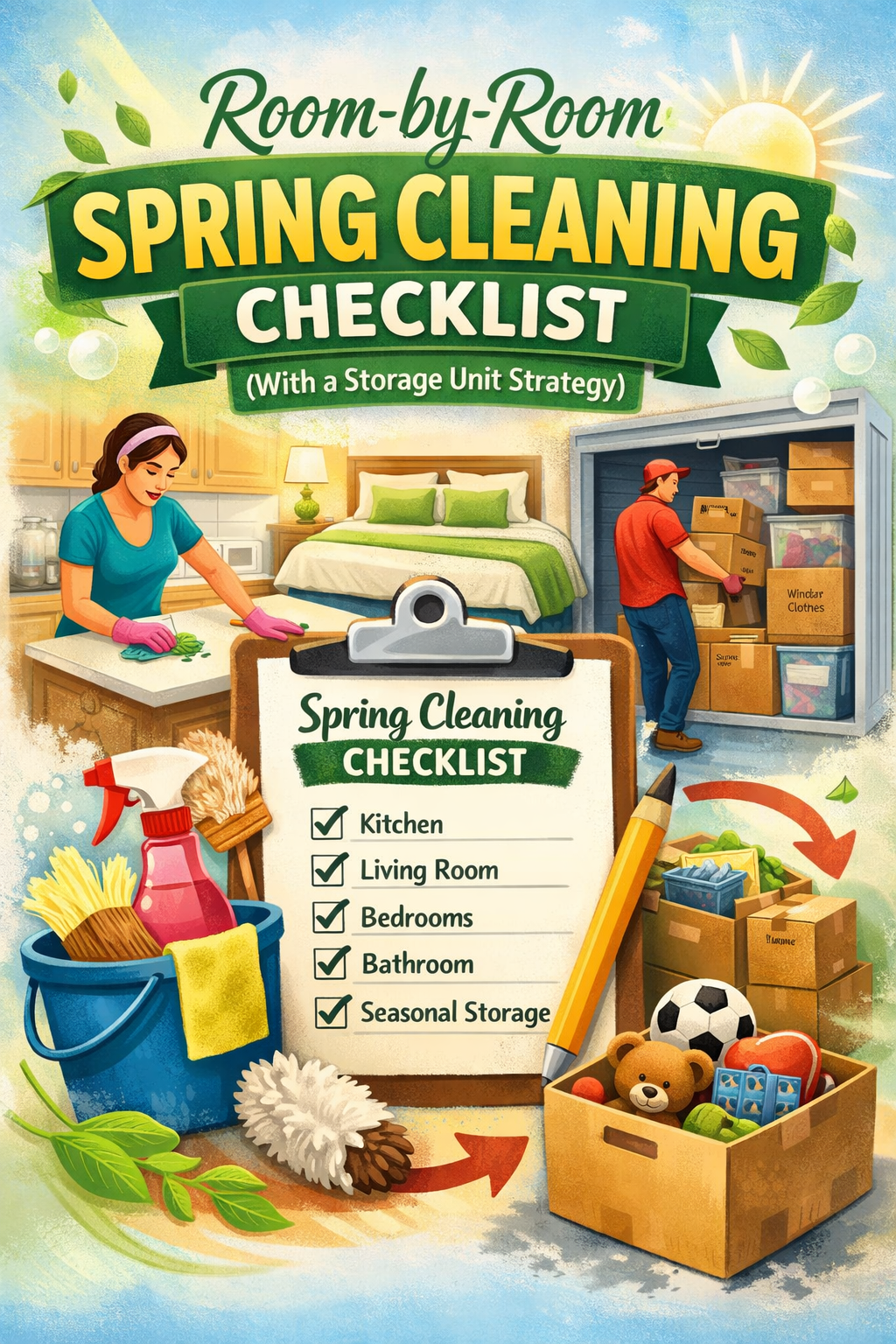 Storage Units for Spring Cleaning