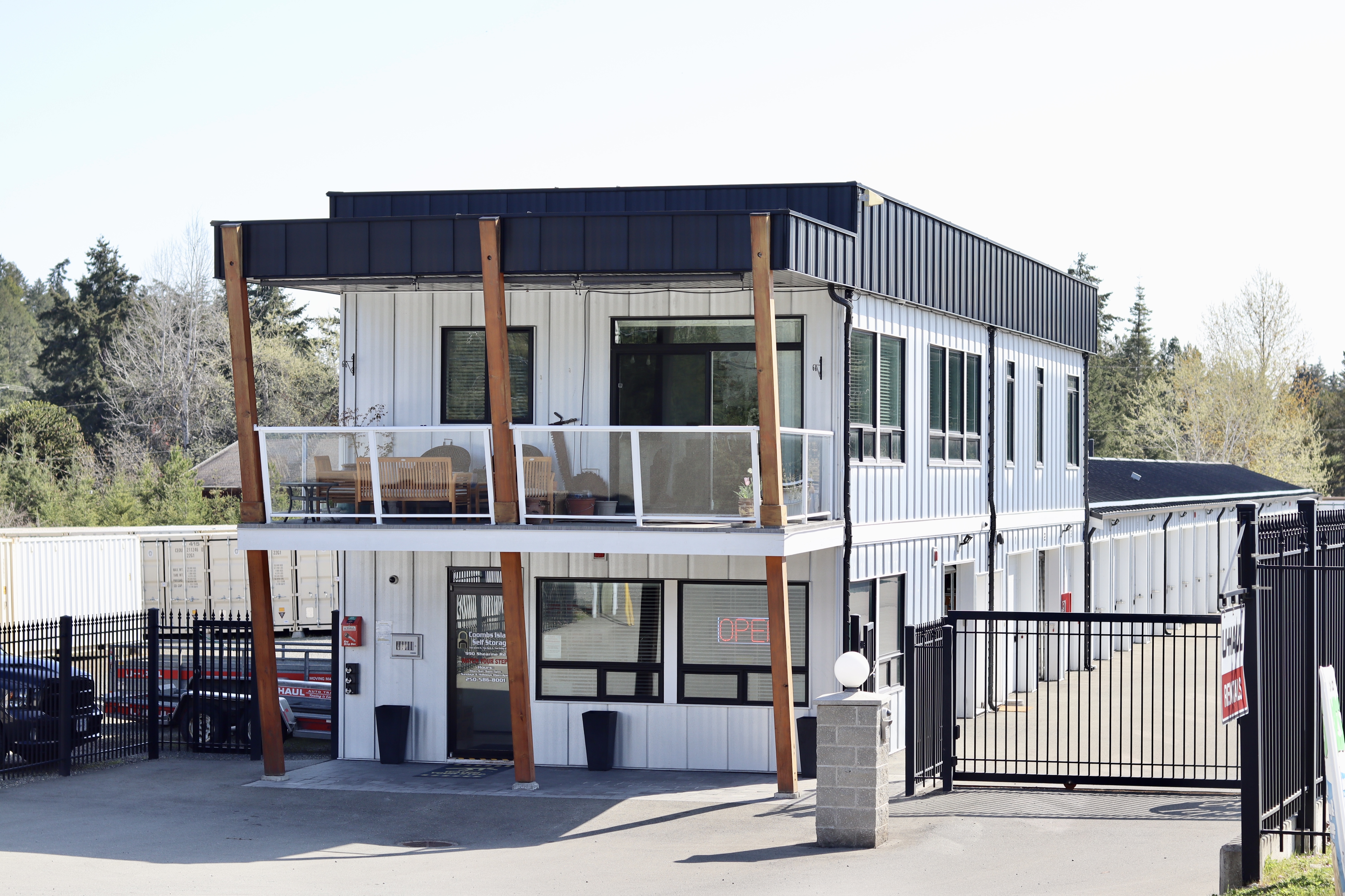 Coombs Island Self Storage - Secure, Gated Facility in Coombs, BC