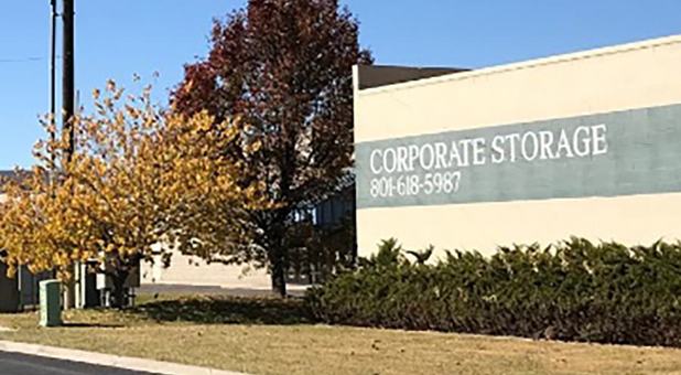 Corporate Storage Building sign