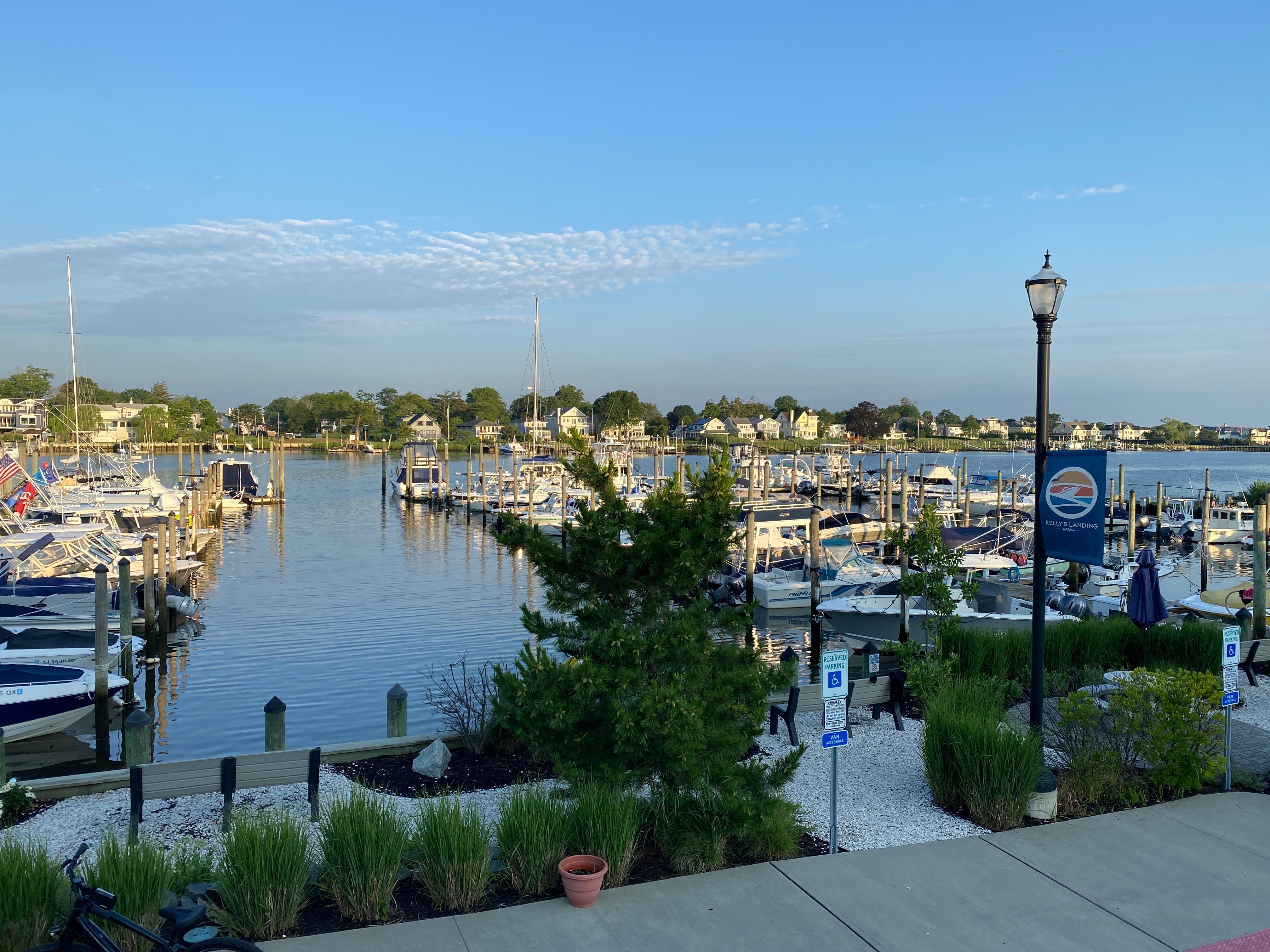 kellys landing marina port view