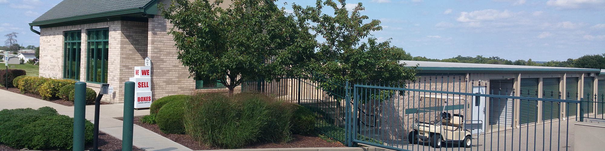 fenced and gated self storage facility in fairborn oh