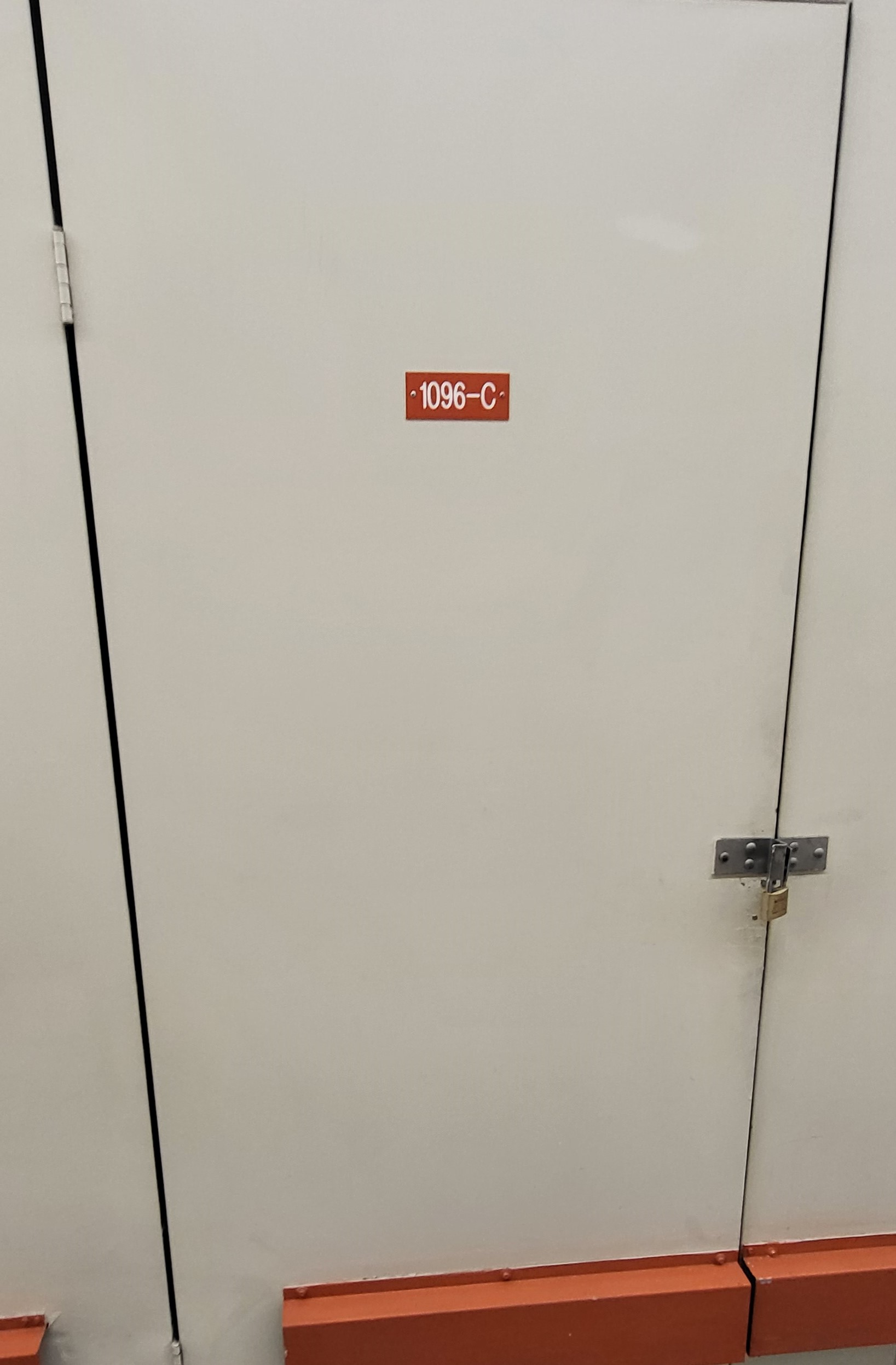 WF Halls Storage Unit Door