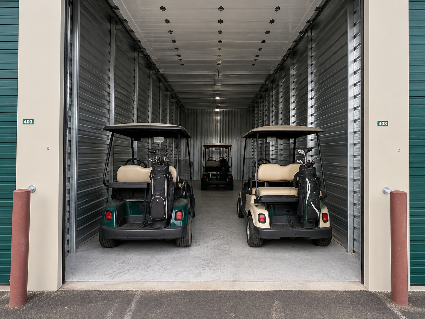 We’ll store the toys. You get your garage back. Seasonal Golf Cart & Toy Storage