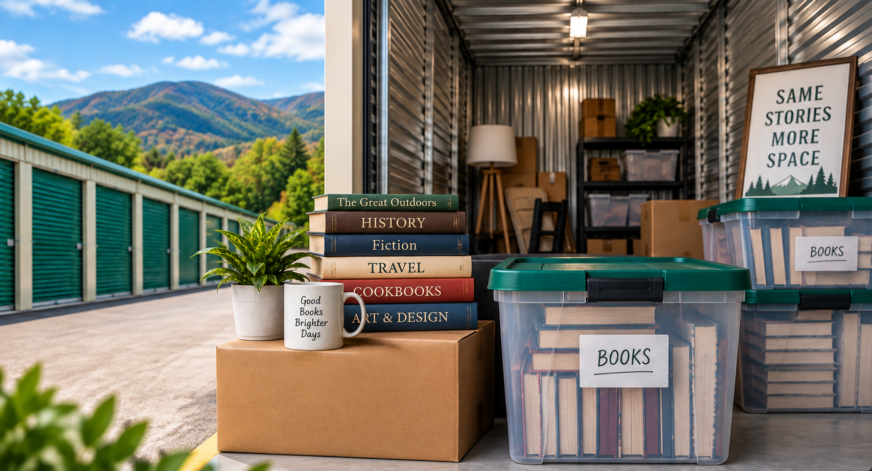 Make Room for What Matters Clean, secure drive-up storage unit at Catamount Self Storage in Hartford, Vermont