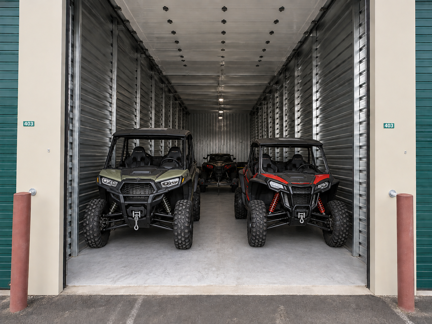 Seasonal UTV, ATV & Toy Storage