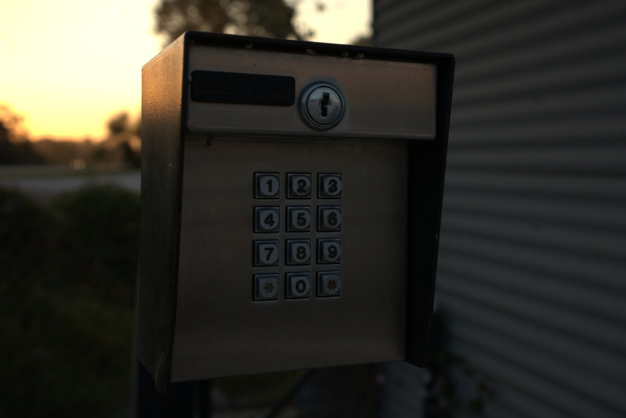 keypad secured entry at storage facility lufkin tx