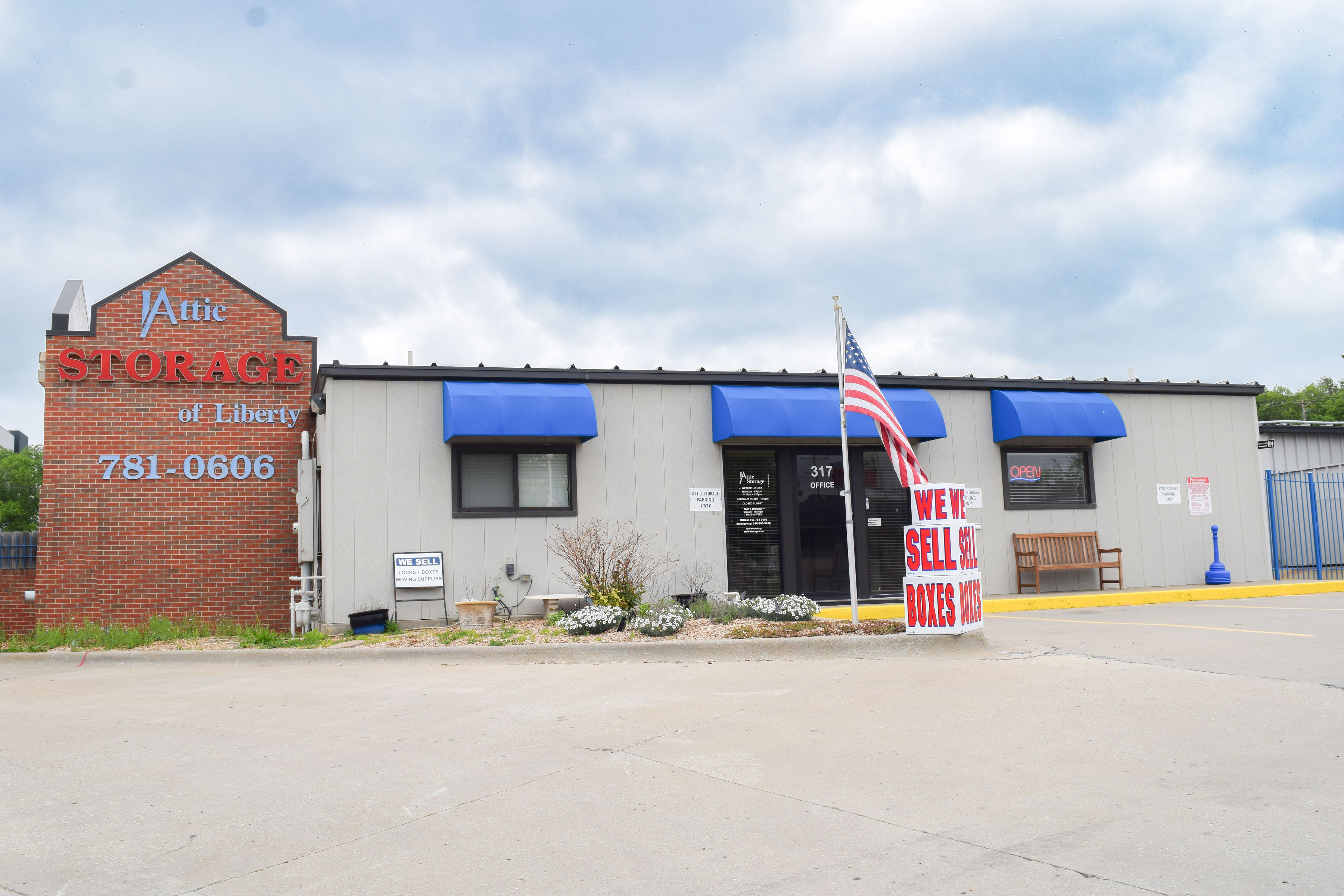 Attic Storage Liberty South storage facility exterior