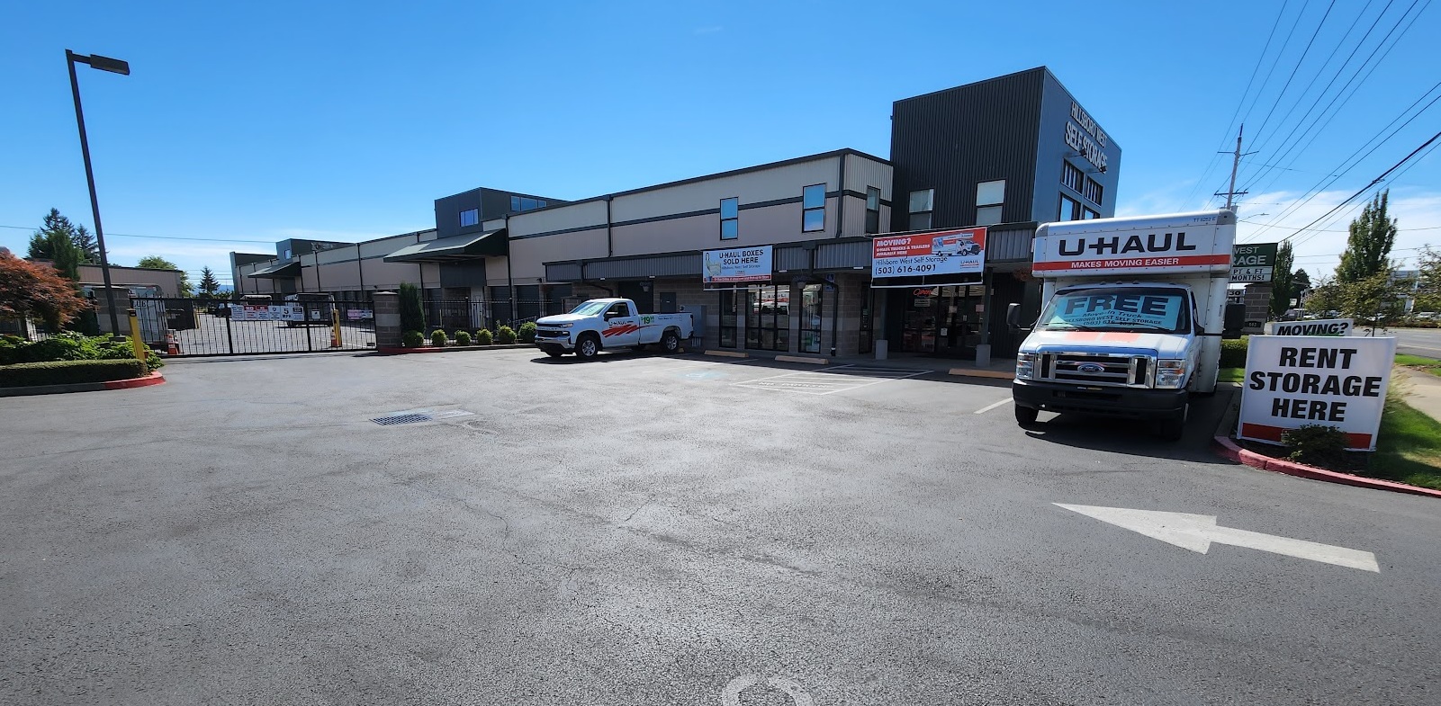 Easy Drive Through Access & U-Hauls Available On-Site