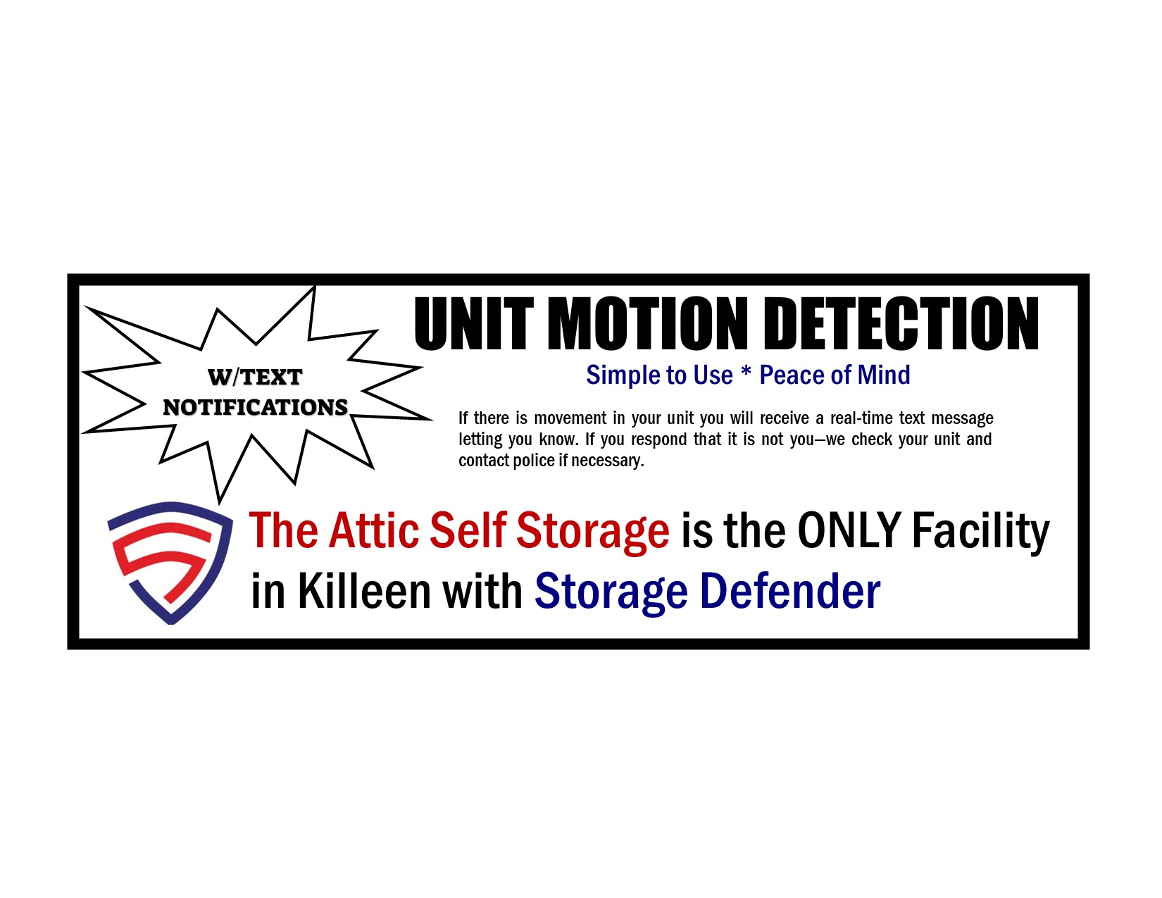 ClimateControlled Storage Units in Killeen, TX The Attic Self