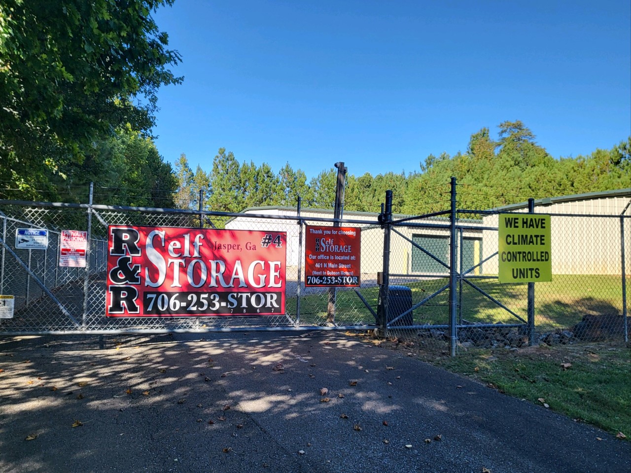 Self Storage Units in Jasper, GA 30143 R&R Self Storage